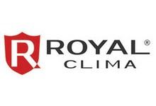 Логотип ROYAL Clima — итальянского бренда, специализирующегося на производстве высококачественных кондиционеров и климатических решений, символизирующий стиль, инновации и надежность.