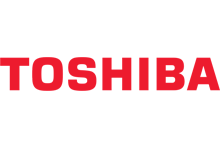 Логотип компании Toshiba — известного японского производителя электроники и бытовой техники, символизирующий инновации, надежность и высокие технологии в области кондиционирования и климатического оборудования.